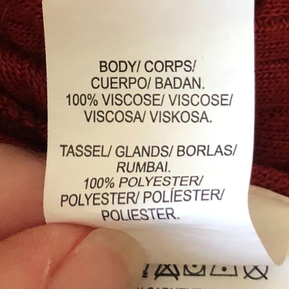 EUC Lucky Brand Boho Top w/Tassel Tie Size S - Picture 6 of 7